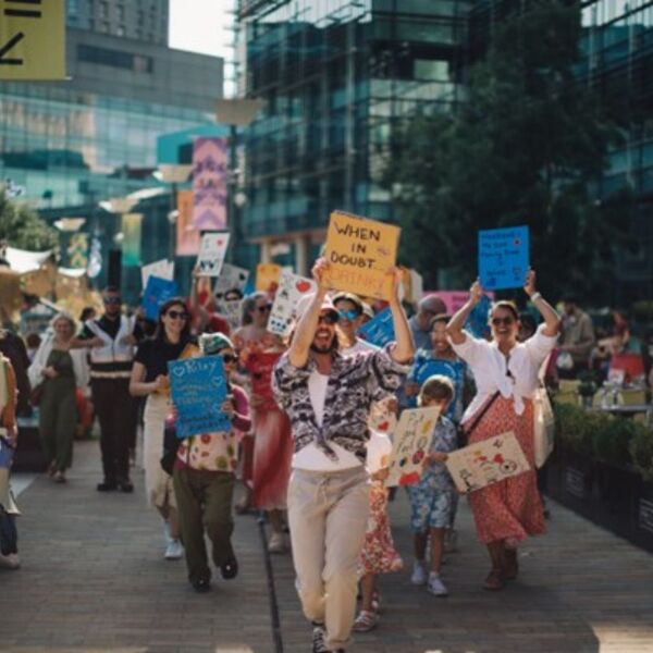 We Invented the Weekend Festival, Salford, for Peel Media, Landsec and Salford City Council, with The Lowry, BBC, HemingwayDesign and Quays Culture