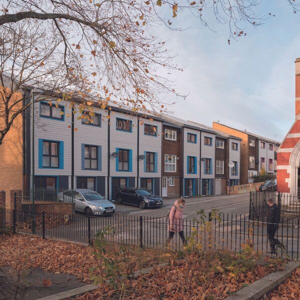 Nottingham Energiesprong, Nottingham, for Nottingham City Homes, with Melius Homes, Studio Partington and Energiesprong UK