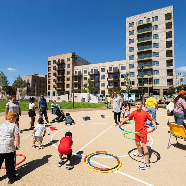 Gascoigne East Phase 2, London Borough of Barking & Dagenham, for London Borough of Barking & Dagenham and Be First, with White Arkitekter, Civic Engineers, Turkington Martin and Willmott Dixon