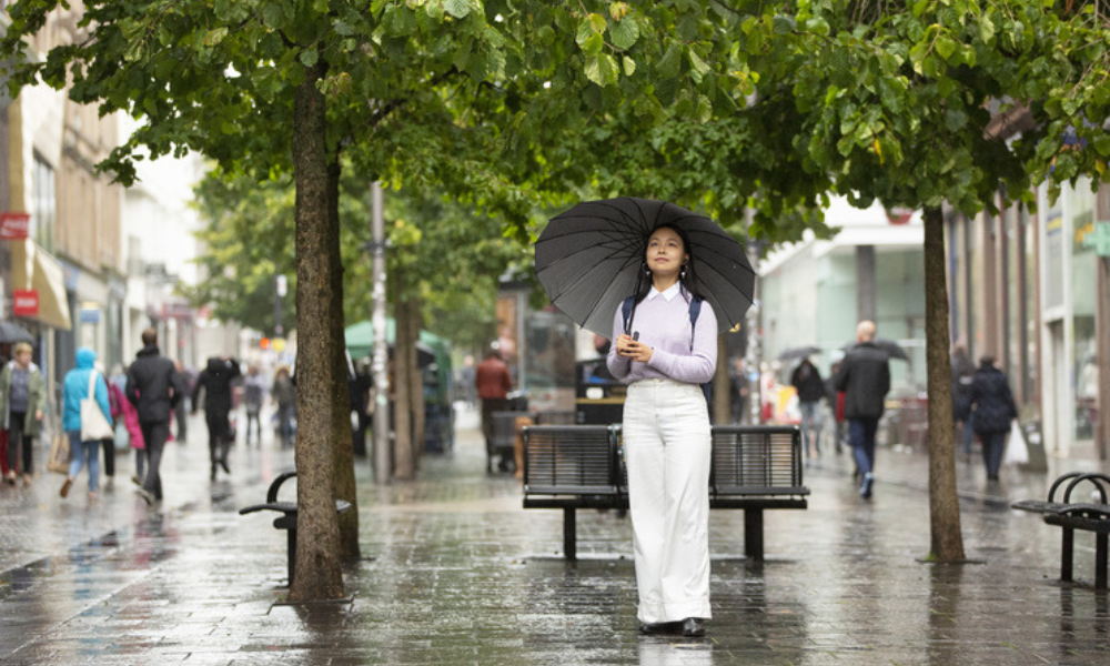 Glasgow's city centre project The Avenues combines sustainable transport with biodiversity and flood resilience. Photo: Murdo MacLeod