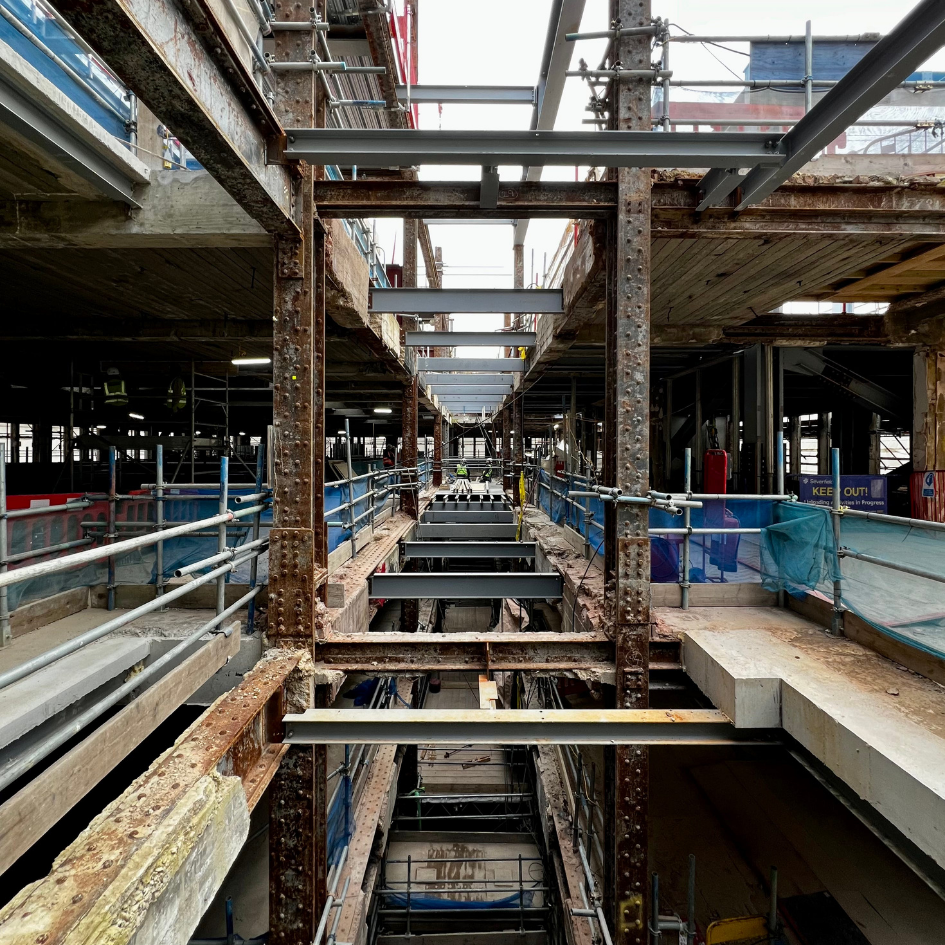 ‘Urban mining’ at The Elephant and TBC.London, London Boroughs of Westminster and Southwark for Publica Properties and Ing Media with Civic Engineers, FORE Partnership and Webb Yates Engineers