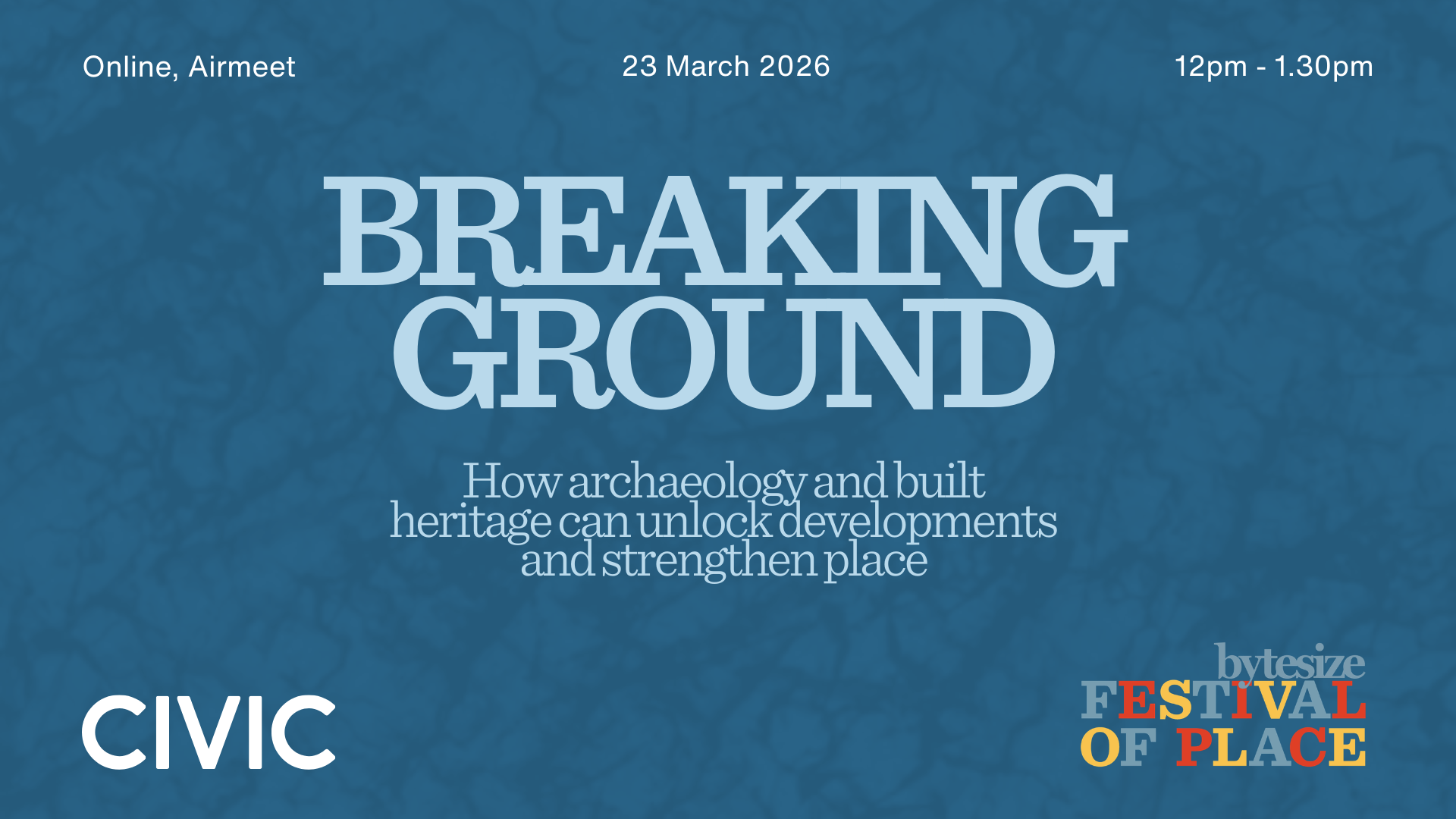 Airmeet - blue - bytesize - breaking ground