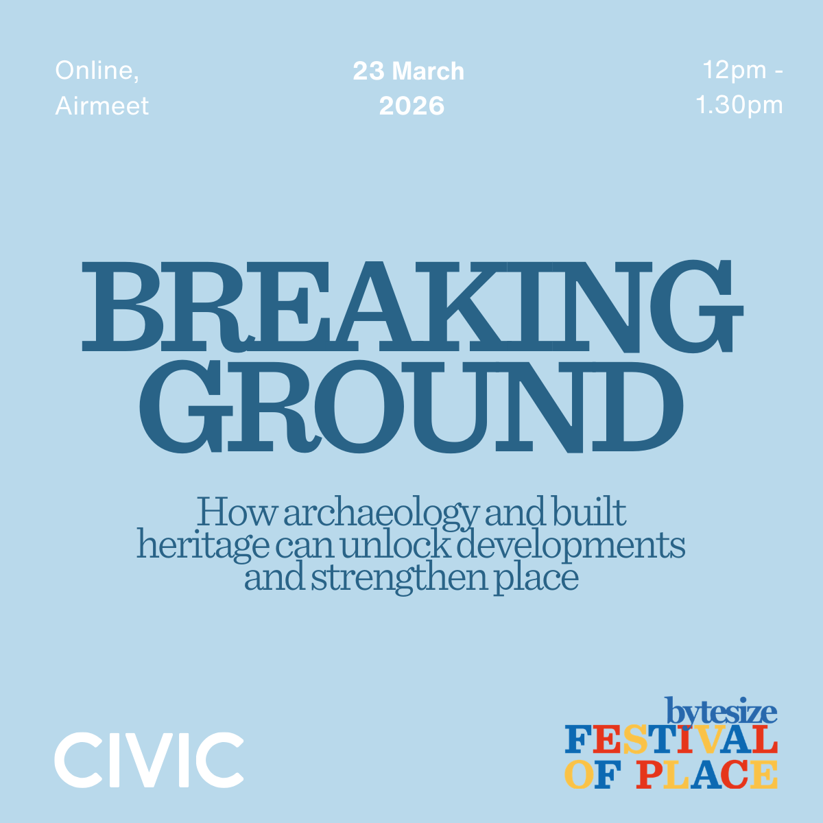 Bytesize: Breaking Ground